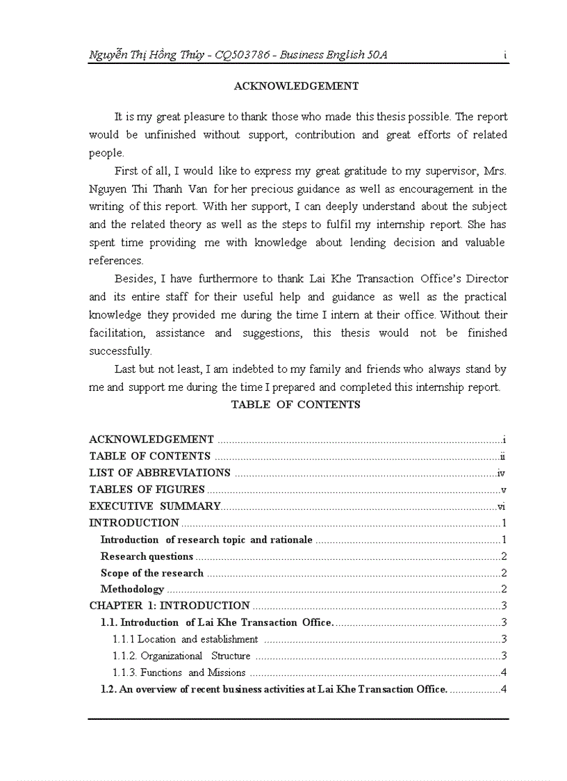 Tiếng anh: Theoretical framework