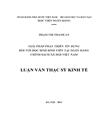 Giải pháp phát triển tín dụng đối với học sinh sinh viên tại Ngân hàng Chính sách xã hội Việt Nam