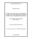 Nâng cao năng lực cạnh tranh của dịch vụ bảo hiểm xe cơ giới tại Tổng Công ty Bảo Hiểm Bảo Việt