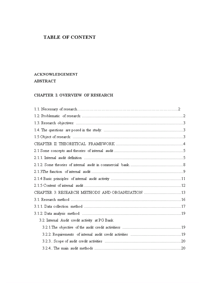 Improving the internal credit audit system in Petrolimex Group  Commercial joint stock Bank