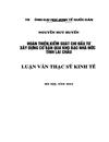 Hoàn thiện Kiểm soát chi đầu tư xây dựng cơ bản qua kho bạc nhà nước tỉnh Lai Châu