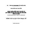 Hoàn thiện Kiểm soát chi đầu tư xây dựng cơ bản qua kho bạc nhà nước tỉnh Lai Châu