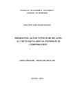 IMPROVING ACCOUNTING FOR SELLING AT VIETNAM NATIONAL PETROLEUM CORPORATION