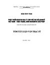 Phát triển dịch vụ đại lý làm thủ tục hải quan ở Việt Nam - Thực trạng, kinh nghiệm và giải pháp