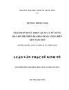 Giải pháp hoàn thiện quản lý sử dụng đất đô thị trên địa bàn quận Long Biên đến năm  2015