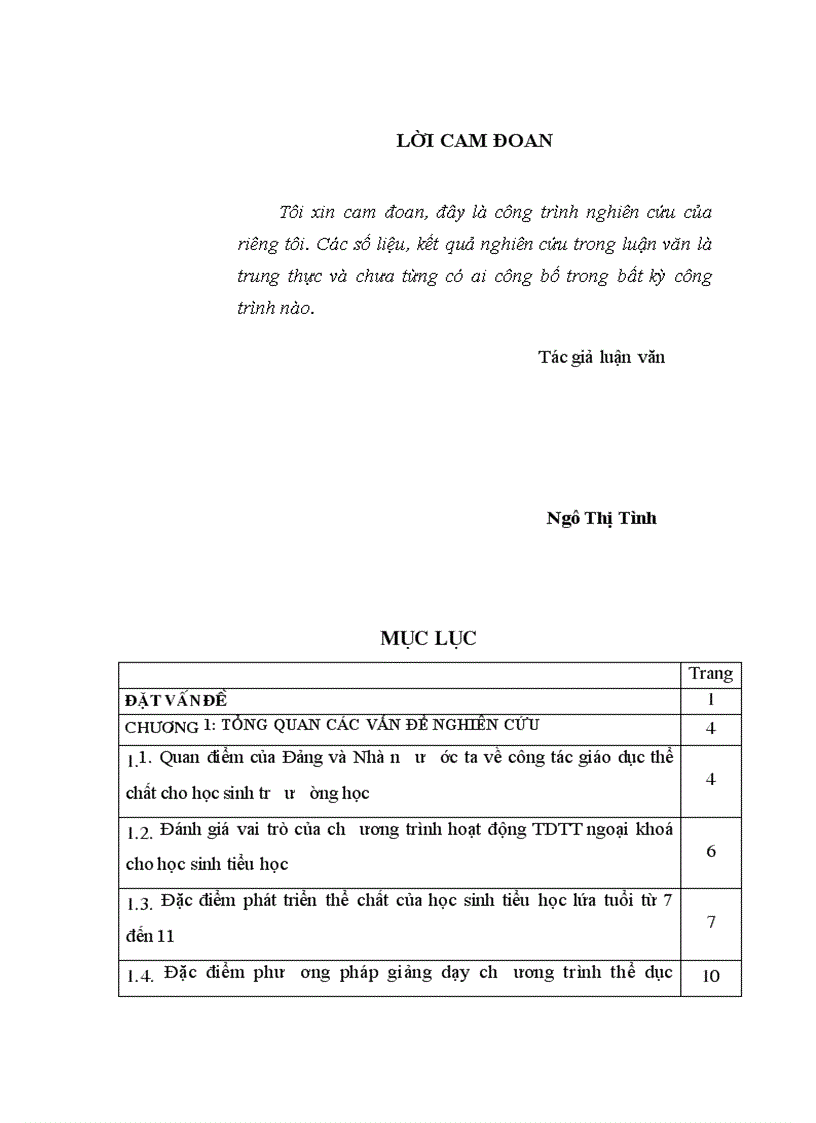 Nghiên cứu ảnh hưởng của hoạt động TDTT ngoại khoá đối với sự phát triển thể chất của học sinh tiểu học thành phố Hải Phòng