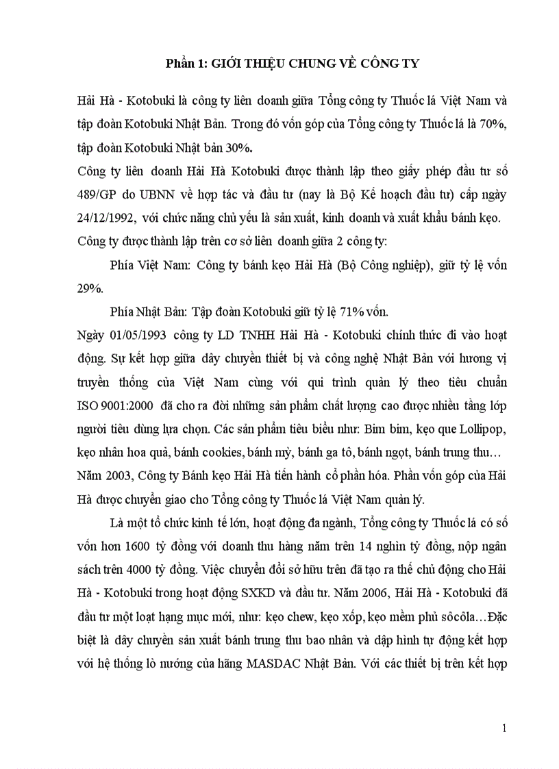 Công ty liên doanh Hải Hà Kotobuki