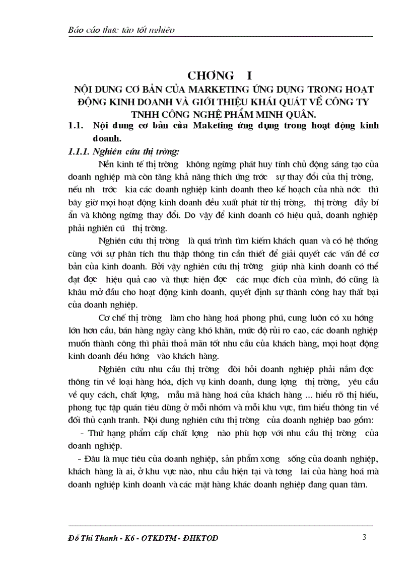 Cty CN phẩm Minh Quân