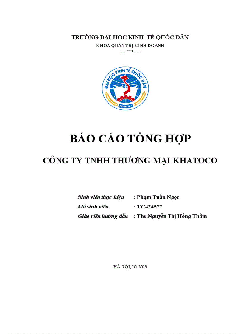 Công ty TNHH Thương mại Khatoco