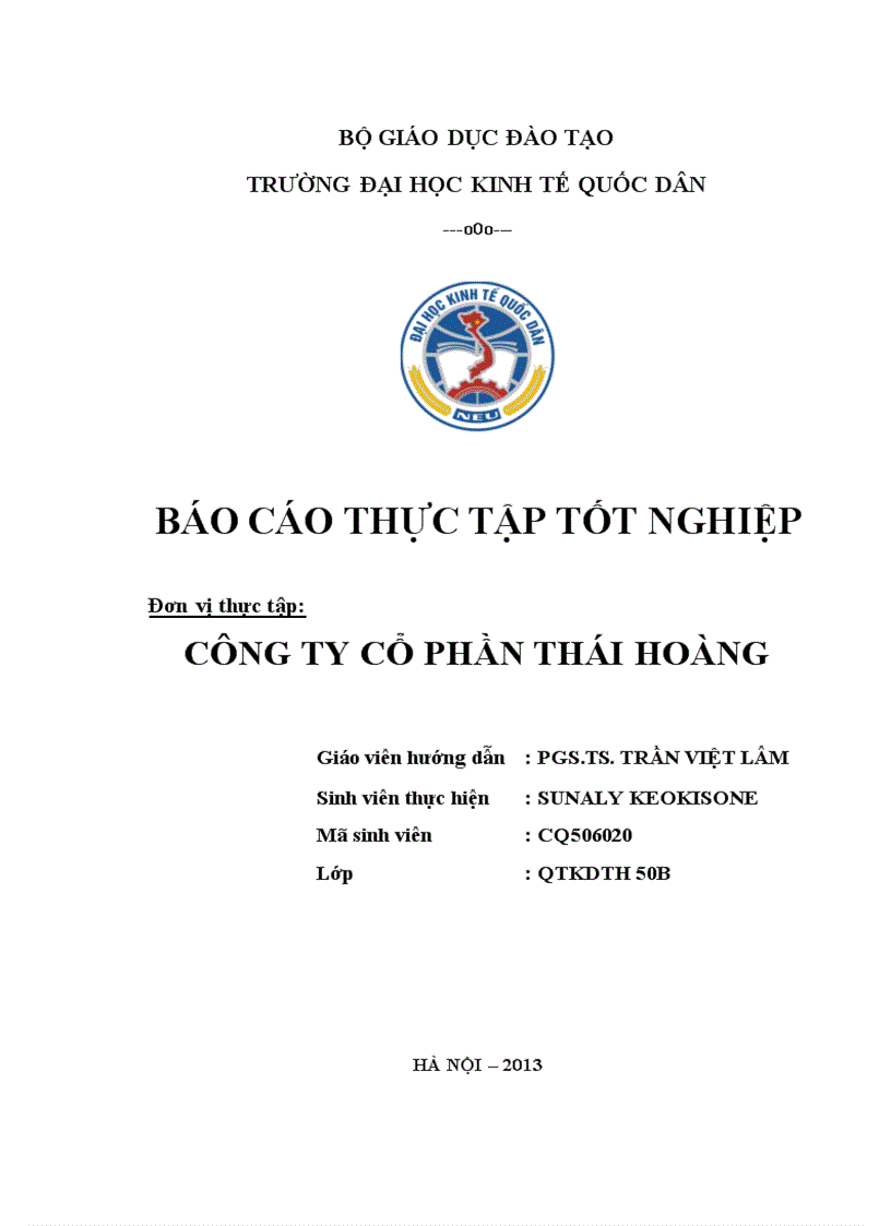 Công ty Cổ Phần Thái Hoàng