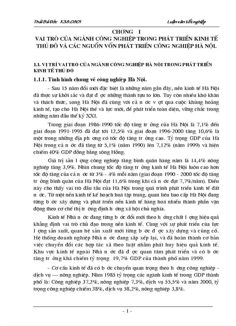 CN và phát triển CN tại HN