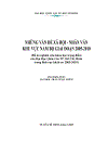 Những vấn đề xã hội nhân văn khu vực Nam Bộ giai đoạn 2005 2010