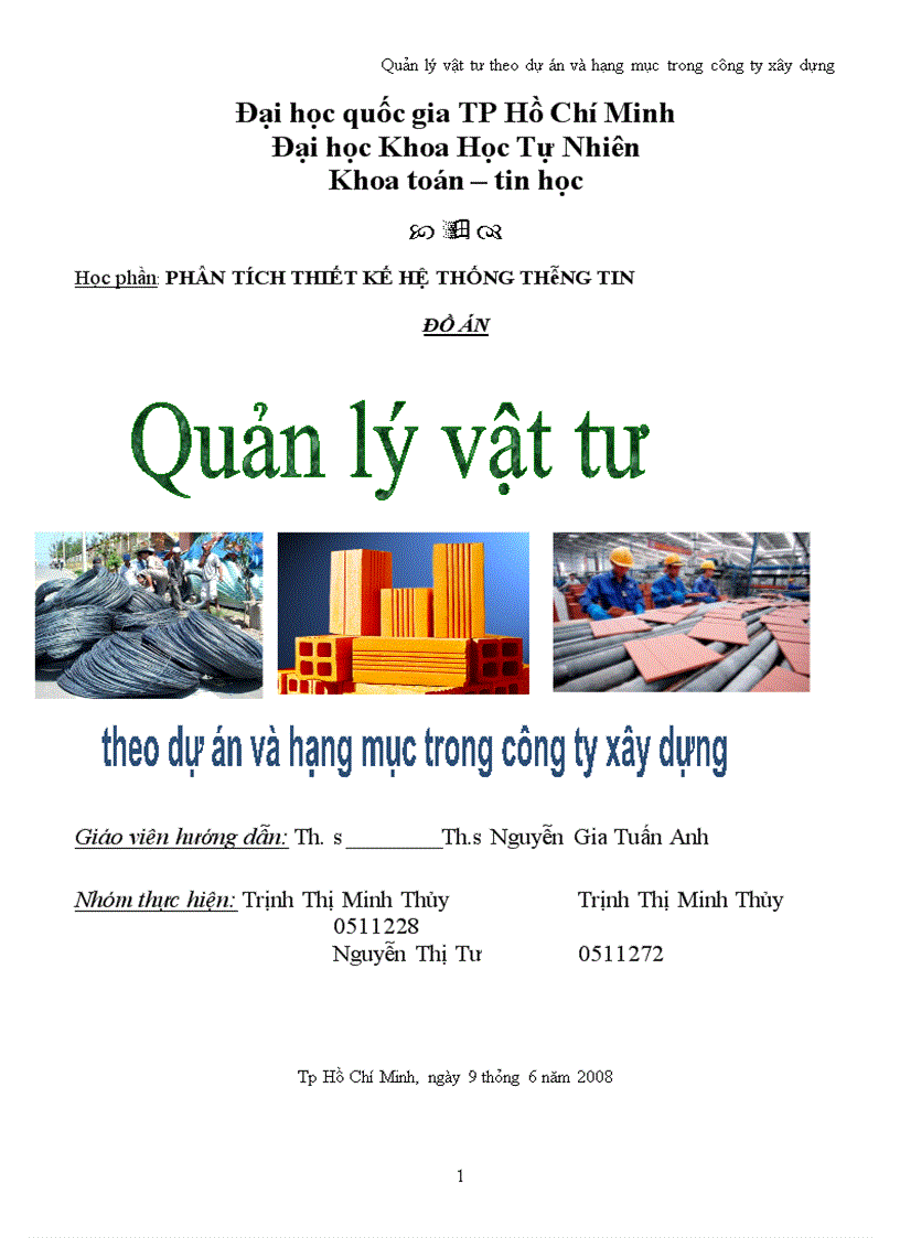 Quản lý vật tư t