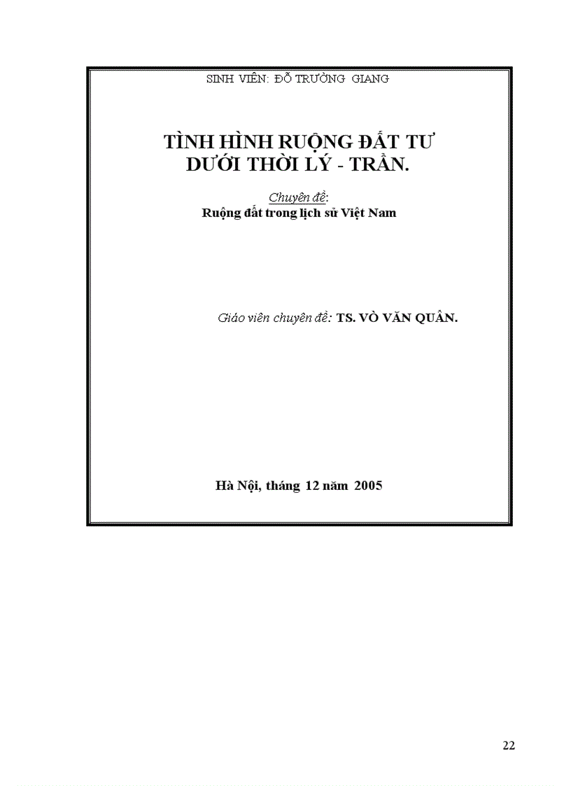 Ruộng đất trong lịch sử Việt Nam