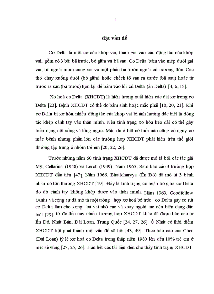 Nghiên cứu thực trạng các yếu tố liên quan đến xơ hoá cơ Delta ở Việt nam 1