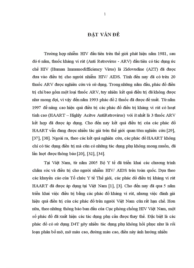 Đánh giá hiệu quả phác đồ điểu trị có AZT tại Bệnh viện Bệnh Nhiệt Đới Trung ương