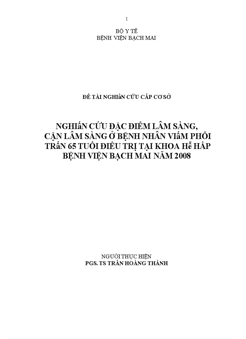 Nghiên cứu vi khuẩn và liệu pháp kháng sinh tại chỗ để dự phòng điều trị nhiễm khuẩn phổi phế quản bệnh viện ở bệnh nhân thông khí nhân tạo