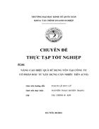 Nâng cao hiệu quả sử dụng vốn tại công ty cổ phần đầu tư xây dựng cần nhiều tiền (cnt)