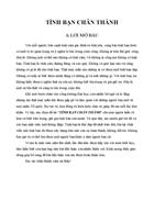 Tình bạn chân thành