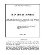 Đề án kinh tế chính trị: Quan hệ phân phối ở nước ta hiện nay – Thực trạng và giải pháp nhằm hoàn thiện quan hệ phân phối ở nước ta trong thời gian tới.