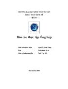 Báo cáo thực tập tại Viện nghiên cứu Môi trường và phát triển bền vữn