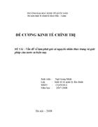 Vấn đề về lạm phát giá cả nguyên nhân thực trạng và giải pháp của nước ta hiện nay