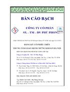 Bản cáo bạch Công ty Cổ phần SX – TM - DV Phú Phong