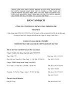 Bản cáo bạch Công ty CP Xây dựng công trình ngầm VINAVICO