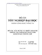 Xây dựng và triển khai hệ thống tài chính kế toán cho khách sạn THẮNG LỢI