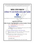 Bản cáo bạch Công ty Sữa Việt Nam