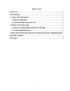 Phân tích nước Việt Nam là một dân tộc Việt Nam là môt