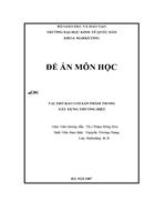 Vai trò của bao gói trong xây dựng thương hiệu tại Việt Nam hiện nay.