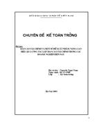 Báo cáo tài chính và một số đề xuất nhằm nâng cao hiệu quả công tác lập báo cáo tài chính trong các doanh nghiệp hiện nay