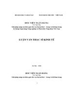 Giải pháp nâng cao hiệu quả cho vay dự án đầu tư trung và dài hạn trong hệ thống Ngân hàng Nông nghiệp và Phát triển Nông thôn Việt Nam