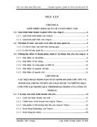 Các mặt hoạt động sản xuất kinh doanh chủ yếu và đánh giá chung về kết quả đạt được và những mặt còn tồn tại trong quá trình hoạt động của công ty teinco