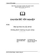 Đào tạo theo nhu cầu xã hội - Những định hướng và giải pháp