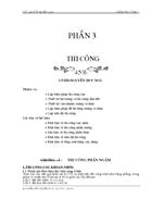 Phần thi công xây dựng