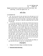 Sự hình thành và phát triển nền kinh tế thị trường theo định hướng xã hội chủ nghĩa ở nước ta