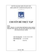 Thực trạng và giải pháp mở rộng hoạt động thanh toán quốc tế tại ngân hàng quân đội chi nhánh hoàn kiếm