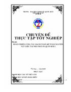 Hoàn thiện công tác hạch toán kế toán nguyên vật liệu tại nhà máy in quân đội hà nội