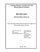 Xây dựng hệ thống thông tin điều hành và quản lý tại Bảo tàng Dân tộc học Việt Nam