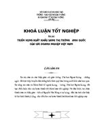 Triển vọng xuất khẩu sang thị trường Anh Quốc