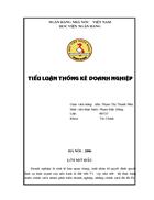 Tiểu luận thống kê doanh nghiệp