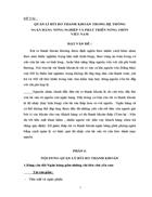 Quản lí rủi ro thanh khoản trong hệ thống ngân hàng nông nghiệp và phát triển nông thôn việt nam đặt vấn đề