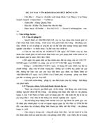 Dự án vay vốn kinh doanh bất động sản