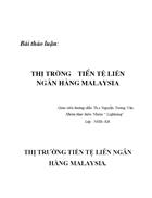 Thị trường tiền tệ liên ngân hàng malaysia