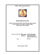 Phân tích tình hình thực hiện kết quả kinh doanh và tài chính của công ty cổ phần nhựathiếu niên Tiền Phong