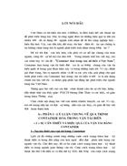 Container hoá trong vận tải biển ở Việt Nam