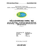 Thị trường và tính hai mặt của nền kinh tế thị thường những giải pháp để khắc phục mặt tiêu cực của nó