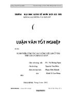 Hoàn thiện Công tác lao động việc làm ở tỉnh Thái Bình giai đoạn 2001 2005